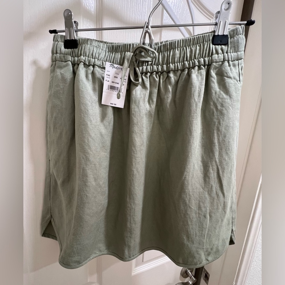 Madewell linen mini skirt NWT - Picture 2 of 7
